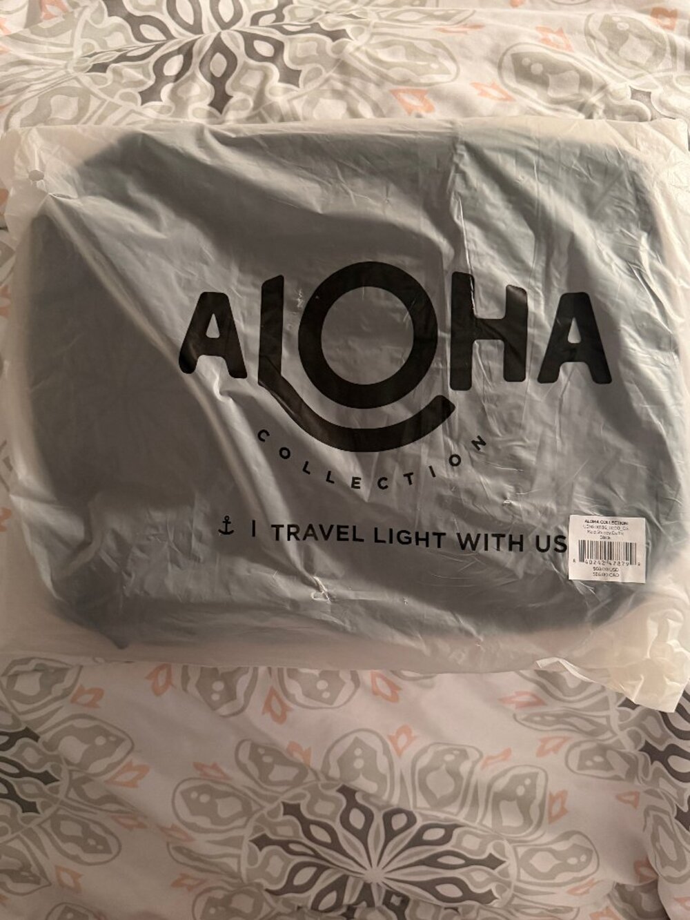 Aloha Collection Keep It Light Stubby Duffle Kalo Black BNWT - Picture 5 of 6
